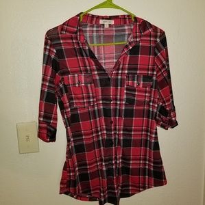 Red flannel tshirt